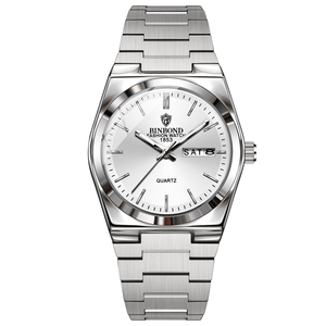 Reloj de Cuarzo Cuadrado Ultrafino Personalizado para Mujer, Doble Calendario, Resistente al Agua, Elegante y Moderno - Product Image 1