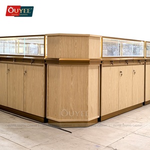 Armoire à bijoux de luxe en <span class=keywords><strong>bois</strong></span> <span class=keywords><strong>avec</strong></span> comptoir de boutique de bijoux armoire de rangement de bijoux <span class=keywords><strong>avec</strong></span> miroir îlot de verre sans danger pour les bijoux - Product Image 6