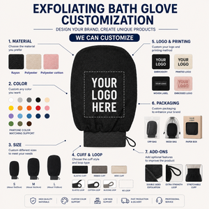 Guantes Exfoliantes para Ducha, Eliminan la Piel Muerta sin Dolor, Guantes de Masaje Coreanos para Ducha - Product Image 5