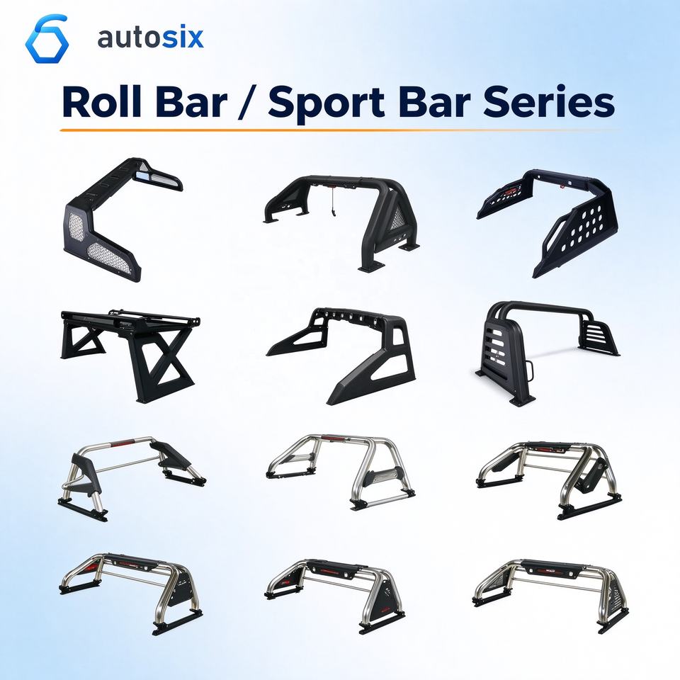 Accessory Customization Bar Black Pickup Truck Roll Bar Roof Luggage Rack Cargo Carrier Custom ...