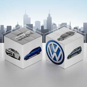 Cubos Mágicos Promocionales Personalizados 3x3, Cubo Magnético que Brilla en <span class=keywords><strong>la</strong></span> Oscuridad, Plástico ABS, Marca JIFU, Venta al por Mayor, Rompecabezas con Logotipo Personalizado - Product Image 1