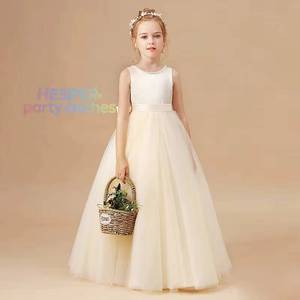 HP Luxury Princess <b>Dress</b> Kids Tulle Tutu Flower Girl Gown Children Piano Performance Clothing High-End Stage Event <b>Party</b> Wear - Product Image 1