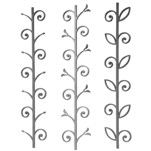 Panneaux ornementaux en <span class=keywords><strong>fer</strong></span> <span class=keywords><strong>forgé</strong></span> très vendus pour les rampes d'escalier, les clôtures et les portails - Product Image 6