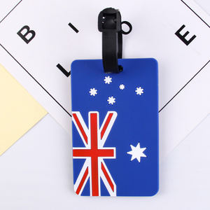 Bas quantité minimale de commande drapeau National en caoutchouc souple PVC étiquette de bagage ID de bagage étiquette de nom étiquettes de sac pour <span class=keywords><strong>voyage</strong></span> - Product Image 5
