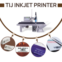 T180E Industriële 12,7 mm TIJ Ei Thermische Inkjetprinter Batch Vervaldatum Codeermachine