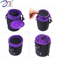 Étui de protection d'objectif d'appareil photo étanche 3mm Étui d'objectif d'appareil photo en néoprène Sacs de poche en lin