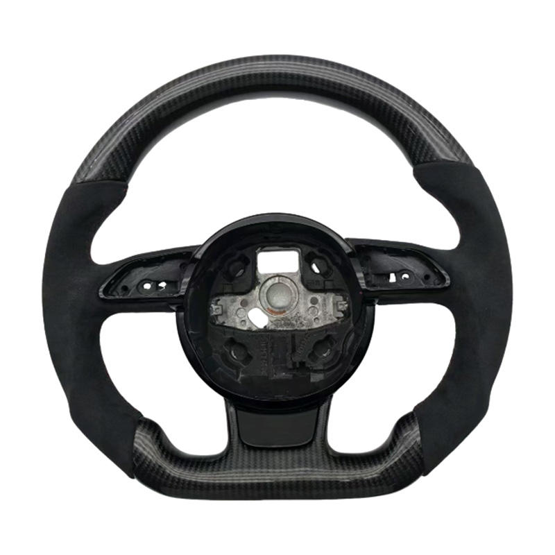 Alcantara + เย็บสีแดง + คาร์บอนไฟเบอร์