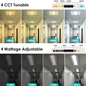 DLC ETL Listado Regulable 2x4 y 2x2 <span class=keywords><strong>LED</strong></span> <span class=keywords><strong>Troffer</strong></span> Lámpara <span class=keywords><strong>Panel</strong></span> empotrado <span class=keywords><strong>Panel</strong></span> para iluminación comercial - Product Image 4