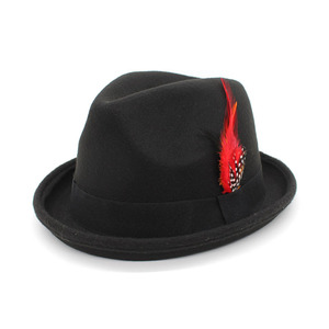 Moda uomo bavarese birra ragazzo cappello Jazz Oktoberfest tedesco accessorio in maschera birra Festival piuma cappello Fedora - Product Image 3