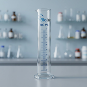 กระบอกตวงแก้วโบโรซิลิเกต BIOLAB สำหรับห้องปฏิบัติการ ขนาด 10 มล.-2000 มล. ความละเอียดการวัด 0.1-0.5 มล. อายุการใช้งาน 3 ปี - Product Image 4