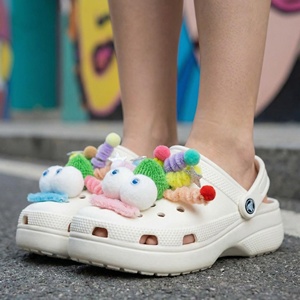 Zuecos de Plataforma Planos, Suaves, Antideslizantes, Impermeables, Reciclables, de Verano, de Moda, de EVA, con Diseño de Dibujos Animados, Modelo Mary Jane para Mujer - Product Image 3
