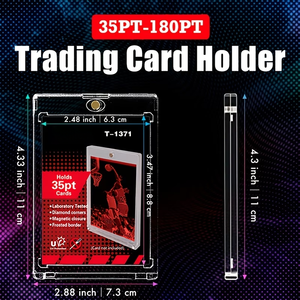 Porte-cartes magnétique 35PT-180PT - Étui transparent à ouverture rapide pour cartes de sport de baseball - Product Image 2