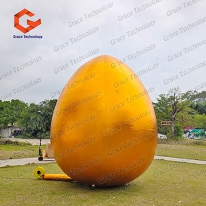 Huevos Dorados Inflables Personalizados, Huevo de Oro Gigante Inflable, Huevos Inflables de la Suerte para el Festival de Pascua - Product Image 4