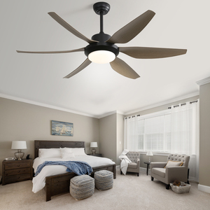 Ventilador de Techo Inteligente Grande de 54 Pulgadas con Lámpara, Ventilador de Techo Moderno con Luz y Control Remoto - Product Image 2