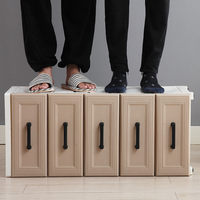 Ensemble de meubles de salon pour bébé Haogle, armoire à vêtements pour enfants, armoire de rangement en plastique pour chambre à coucher, tiroirs en plastique, plusieurs couleurs
