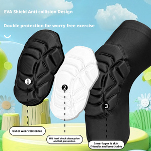 Genouillères personnalisées avec logo, manchons de compression pour hommes et femmes, EVA nid d'abeilles léger, genouillère de lutte, genouillère de volleyball, genouillère de basketball - Product Image 5