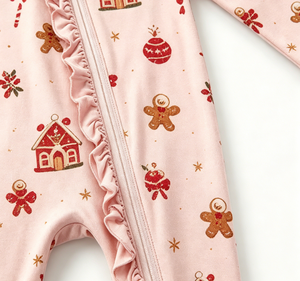 Tutina neonato con volant e cerniera, per bambina, ideale per le feste - Ingrosso - Product Image 3
