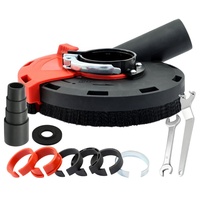Cache-poussière en plastique pour meuleuse d'angle électrique 125 mm, accessoire anti-poussière avec tige ronde, accessoires d'outillage