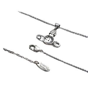 Collier Western Queen Mother Vivienne New Star Moon Saturn pour femme, en cuivre plaqué or, avec zircon, bijoux de mode, vente en gros - Product Image 5