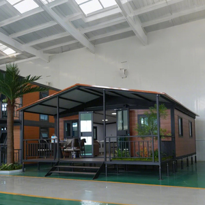 บ้านคอนเทนเนอร์แบบขยายได้ขนาด 40 ฟุต มาตรฐาน ISO CE บ้านสำเร็จรูปพร้อมอยู่อาศัย วิลล่าสำเร็จรูป 3 ห้องนอน บ้านเคลื่อนที่ขนาดเล็กแบบพกพา - Product Image 4