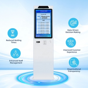 Sistema de Gestión de Colas Personalizado, Kiosco de Autoservicio Curvo de 32 Pulgadas con Lector de Tarjetas NFC/RFID - Product Image 5