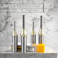 Fraise droite à trois dents TCT personnalisable pour routeur CNC, pour le travail du bois, avec support ODM et OEM