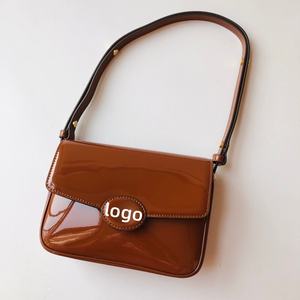Bolso de Mano y Hombro de Cuero Genuino de Diseño para Mujer, de Alta Calidad, Impermeable, Gran Capacidad, Color Sólido, para Uso Diario en Todas las Estaciones - Product Image 1