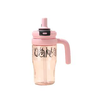 Tazza da 650ml con Logo personalizzato con manico grande tazza da tè alla frutta trasparente per bevande da <span class=keywords><strong>donna</strong></span> caratteristiche termiche - Product Image 6