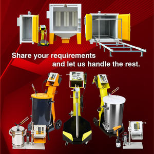 Máquina de Recubrimiento Electrostático en Polvo Galin, Kit de Tolva Grande de 55L, Uso Continuo para Tratamiento de Superficies de Aluminio, CE FLEX2-F - Product Image 2