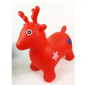 Actearlier cavalo grande inflável rosa vermelho azul crianças, brinquedo para jogar à venda