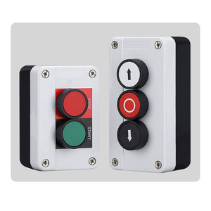 Nút chuyển đổi hộp điều khiển điện không thấm nước ABS 2NO 10A <span class=keywords><strong>230V</strong></span> dừng khẩn cấp bắt đầu chỉ số ánh sáng tự khóa tự đặt lại - Product Image 4