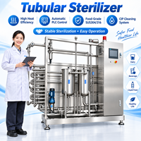 Sterilisator Tabung Jam untuk Saus Tomat 500L 1000L 2000L