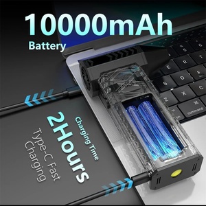 Ventilador de Mano Recargable de 8000mAh, Cuatro Velocidades, Alta Velocidad 130000RPM, para Auto, Exteriores y Uso en Hoteles - Product Image 3