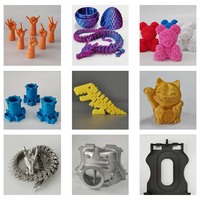 Mainan cetak 3D kustom pabrik OEM & ODM layanan cetak 3D FDM cetak cepat dengan bahan PLA/TPU/PETG/ASA