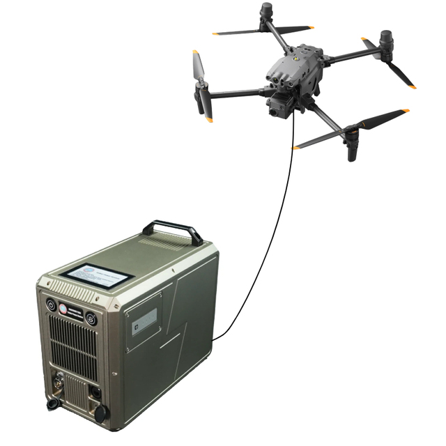 Professional Matrice 30 Tethered Drone System for Drone Persistent Aerial Security Monitoring