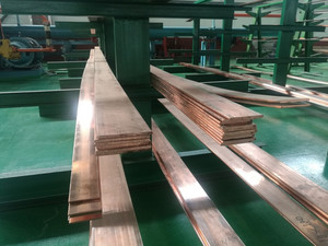 Großhandel/Maßanfertigung Reines Kupferband Blitzschutz-Erdungssystem Erdungsschiene 99,97% Reines Kupfer Flachstange - Product Image 5