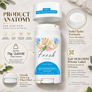 Desodorante en Barra Herbal Sólido, Sin Aluminio, Natural, Vegano y Libre de Crueldad Animal, de Alta Calidad, en Oferta - Product Image 6