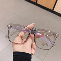 2026 Unisex Optische Eckige Brillengestelle Schwarz Transparent Blaulichtfilter-Brille für Männer und Frauen Klare Brillen Diamantgesichtsform