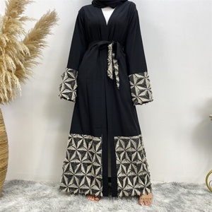 1765# Caftan Turkish UAE <b>Kaftan</b> Kimono Bangladesh Robe Musulmane Islamic Clothing Abaya Dubai Muslim Dress - Product Image 4