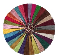 Vente en gros Polyester Ventilateur Signet Oreiller Polyester Éventail Signet Oreiller Accessoires Gland