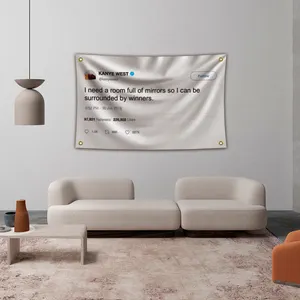 En gros Meilleur Prix Exquis 90x150cm 3x5ft X Post Drapeaux Personnalisés Bannières Pour L'extérieur Intérieur