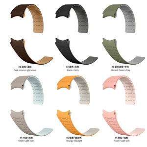 Bracelet de montre intelligente en silicone magnétique, bracelet de remplacement universel, réglable, étanche, confortable pour les montres de la série 4-7 FE Pro - Product Image 2