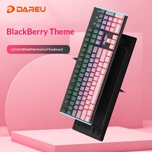 Teclado Mecánico LK165 DAREU con Grabado Lateral, Retroiluminación Multicolor, Alto Valor Estético, Cableado USB, Programable para Juegos - Product Image 3