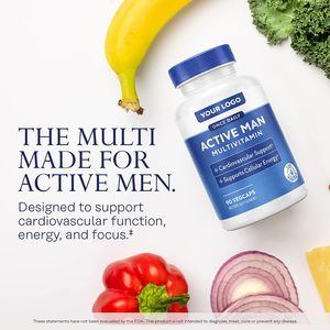 Whole Food Base Custom OEM Once Daily Active Man Multivitamin 90 VegCaps Proprietary Enzyme Blend, Lab Tested <strong>Bulk</strong> <strong>Supplement</strong> - Product Image 4