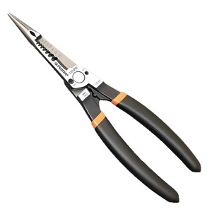 Pince à sertir multifonctionnelle Fujiya 330-200 à bec pointu, dénudeur de fils en acier allié avec poignée souple - Product Image 1