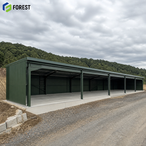 Centre d'entreposage à structure métallique préfabriquée sans colonnes, grande portée, pour entrepôt d'équipements lourds - Product Image 1