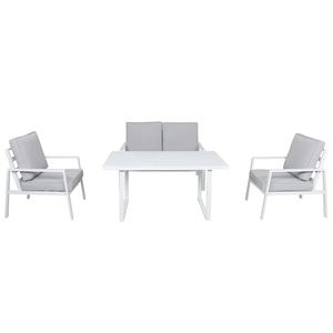 Divano da giardino in alluminio di alta qualità 2 1 1 1 <span class=keywords><strong>per</strong></span> uso esterno del balcone dell'hotel - Product Image 6