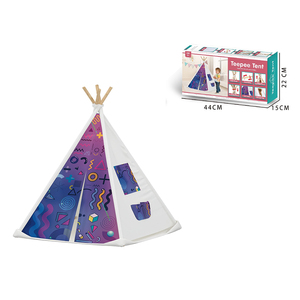 33PCS Apprentissage Camping DIY Assemblage Tapis <span class=keywords><strong>Lit</strong></span> Motifs Géométriques <span class=keywords><strong>Tipi</strong></span> Tente Jouets Enfants Pour Les Fêtes - Product Image 1