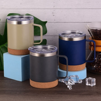 Ensemble de tasses à café isothermes à double paroi, sans BPA, personnalisées, anti-fuite, écologiques, pour le bureau, coffret cadeau pour fête, réutilisables