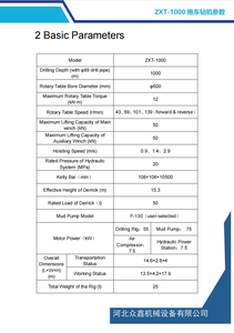 Plataforma de Perforación Profesional ZXT-1000 de 1000m de Profundidad y 12kN.m para Proyectos de Prospección de Uranio en la Región de Navoi - Product Image 6